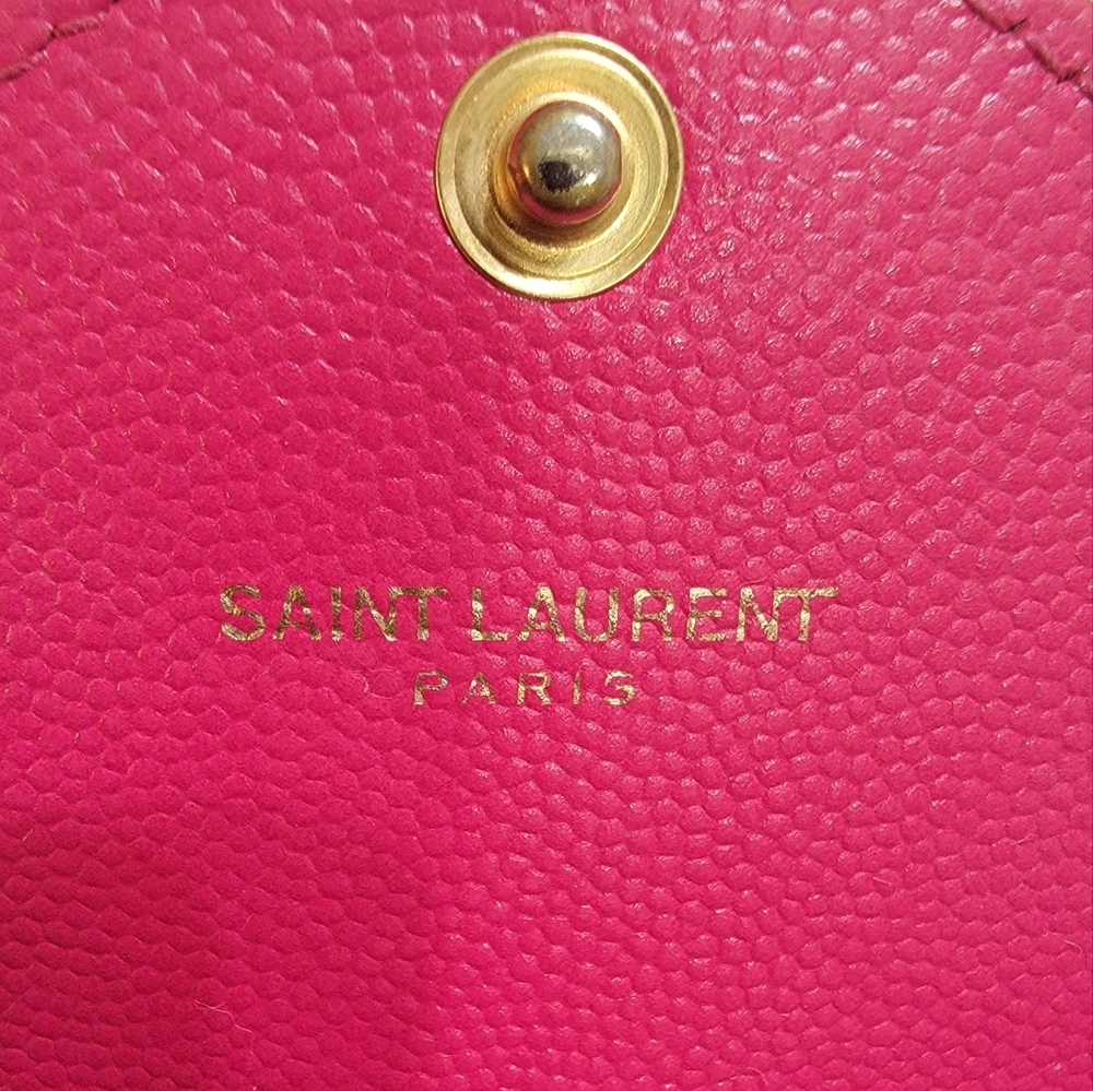 Yves Saint Laurent Matelasse Flap Wallet - Picture 12 of 13